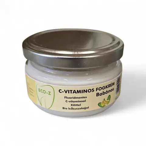 Eco-z fogkrém banános C-vitaminos fluorid nélkül 75 ml 101455