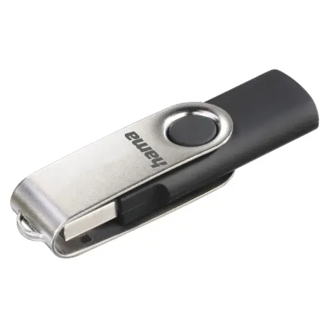 HAMA Rotate 32GB USB 2.0 Fekete/Ezüst