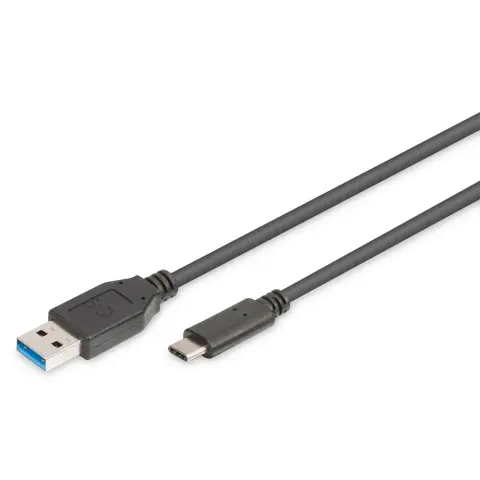 DIGITUS USB 3.0 USB 3.0 Type C Átalakító Fekete 1m AK-300136-010-S