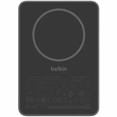 BELKIN BoostCharge Slim mágneses powerbank 5000mAh 1xUSB-C 7.5W fekete BPD010HQBK
