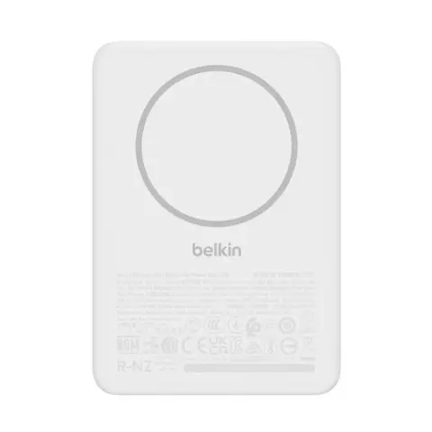 BELKIN BoostCharge Slim Mágneses Powerbank 5000mAh 1xUSB-C 7.5W fehér BPD010HQWH