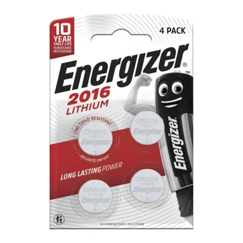 ENERGIZER CR2016 gombelem (CR) 4db E300849009