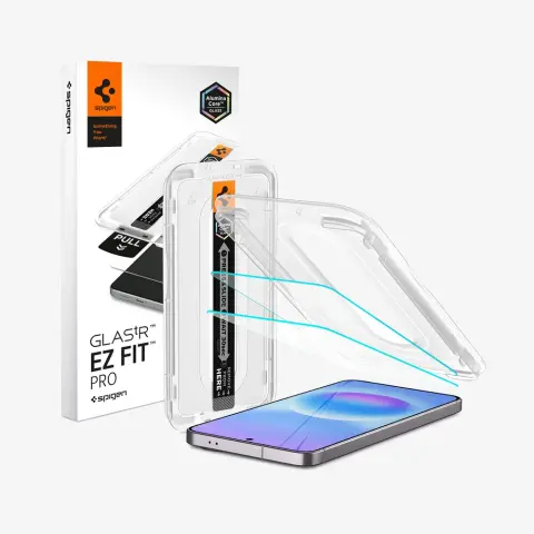 SPIGEN Samsung A57 5G GLASS TR EZ FIT PRO képernyővédő üveg 2db átlátszó AGL11397