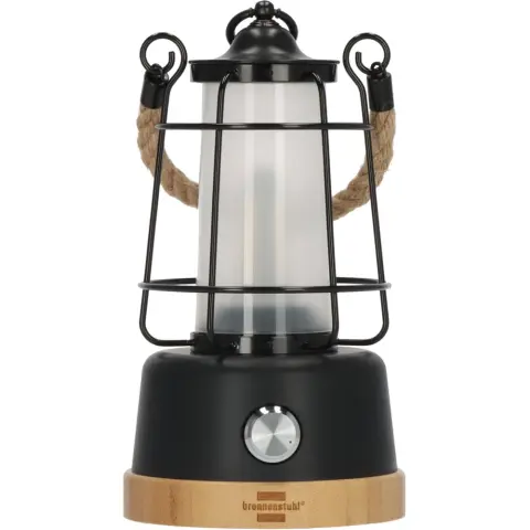 BRENNENSTUHL CAL 1 AC akkumulátoros kempinglámpa fekete/fa 1171800010
