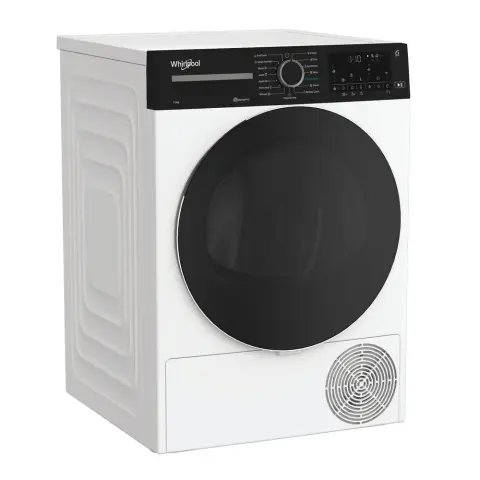 WHIRLPOOL Szárítógép hőszivattyús szabadon álló 12 kg E fehér WP E12X WBS EE
