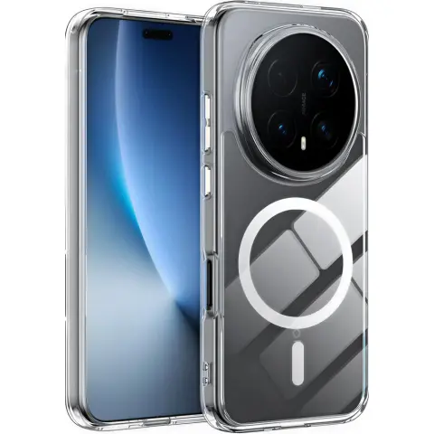 CELLECT Magnetni silikonski ovitek Honor Magic 8 Pro prozoren