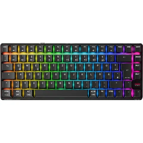 CHERRY K33 Compact FS Wireless Német fekete G8D-24030PAADE-2