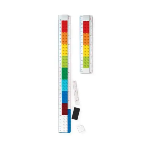 LEGO Vonalzókészlet építhető 15-30 cm mini figurával 2 db L53709