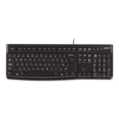 LOGITECH K120 Olasz fekete 920-002492