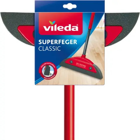 VILEDA Superfeger Classic broom set with dustpan and hand brush 158736
