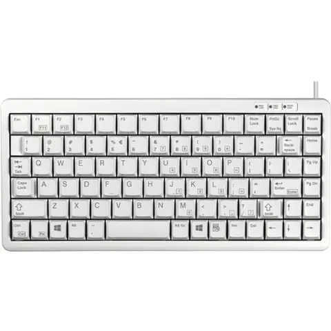 CHERRY G84-4100 kompakt US Angol fehér G84-4100LCMUS-0