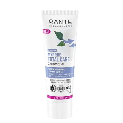 Sante total care fluoridmentes fogkrém mirhával 75 ml 101694