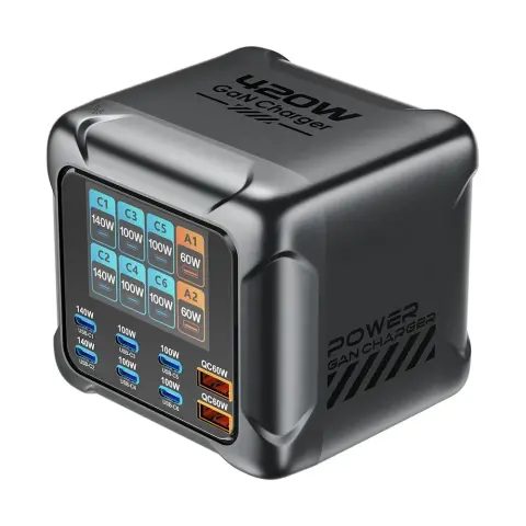 BLACKBIRD Stanica za punjenje GAN 420W crna BH1725