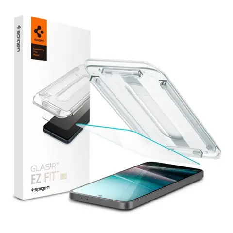SPIGEN Samsung A37 5G / A36 GLASS TR EZ FIT PRO HD képernyővédő üveg 2.5D 9H + segédkeret átlátszó AGL11365
