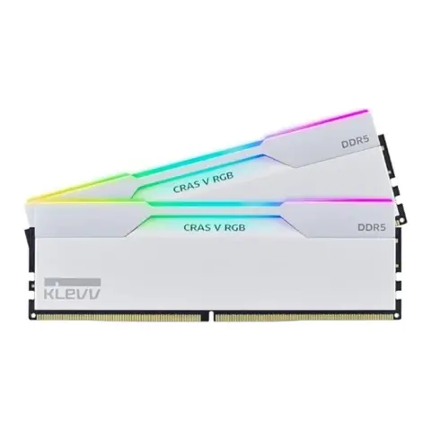 KLEVV 64GB CRAS V DDR5 6000MHz CL30 KIT white RGB KD5BGUA80-60A300J