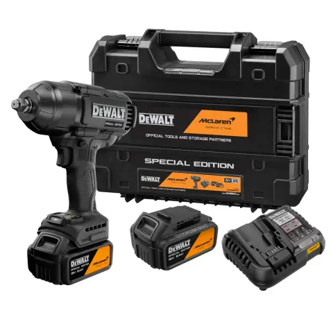 DEWALT Akku-Drehschlagschrauber mit hohem Drehmoment 18V XR 1/2" McLaren F1 + 2x5Ah DCF99MP2T-QW