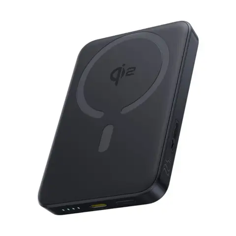BASEUS EnerFill FM12 Magnetic Bežični Power Bank 1x USB-C 10000mAh 22.5W Qi2 crni E00285
