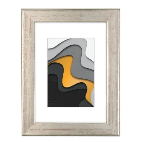 HAMA Vigo Holz-Bilderrahmen 10x15 cm silber 00175850