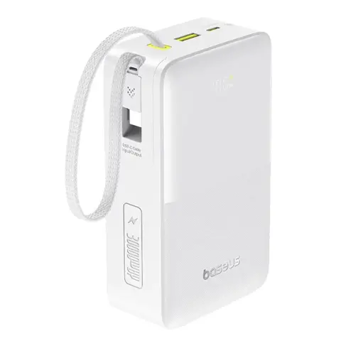 BASEUS FC51 Bipow 2 Pro Power Bank 30000mAh 22.5W + USB-C kabel bijeli E0028101
