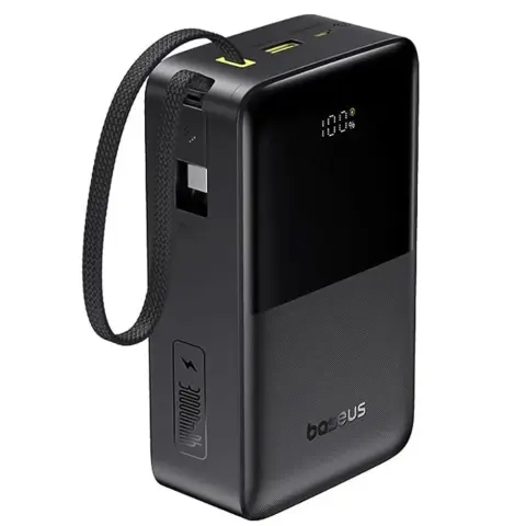 BASEUS FC51 Bipow 2 Pro Power Bank 30000mAh 22.5W + USB-C kabel crni E0028100