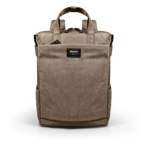 PORT DESIGNS MILANO II ECO Totepack hátizsák 14-16" sivatag barna 140727