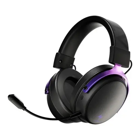 ATK N9 Ultra gaming fejhallgató headset lila
