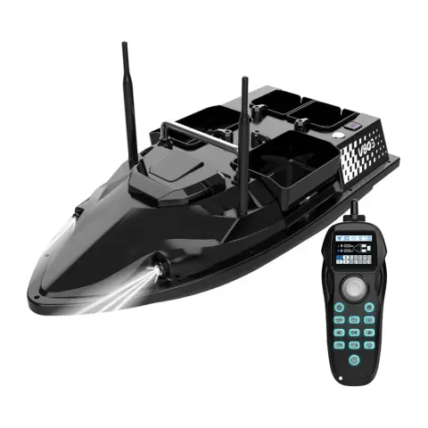 FLYTEC V803-GPS RC csali csónak 12000mAh fekete
