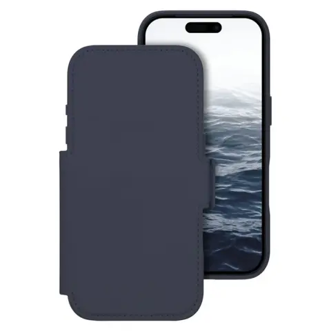 DBRAMANTE1928 Lynge Flip MagSafe ICON tok iPhone 17 Pro / iPhone 18 Pro sötétkék LM63ICBU6677