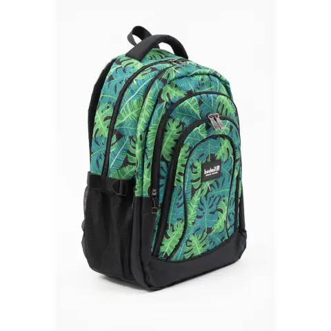 BUDMIL Ovális hátitáska Unisex zöld