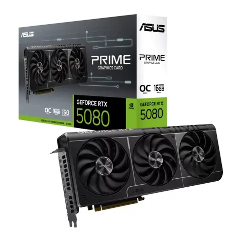 ASUS PRIME-RTX5080-O16G-EVO PRIME OC EVO GeForce RTX 5080 16GB GDDR7 DLSS4 90YV0LX4-M0NA00