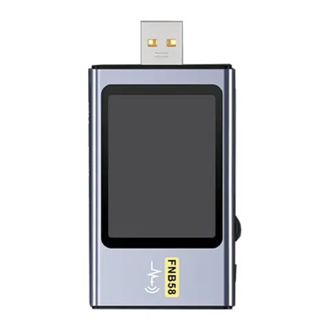 FNIRSI FNB58 BT USB port tesztelő Bluetooth-szal LCD kijelző FNB58 BT