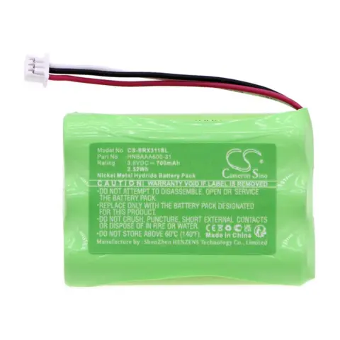 CAMERON SINO Sony SRS-XB01 CAMERON SINO NI-MH akku 3.6V 700mAh 3HRMR03 kompatibilis Zöld CS-SRX311SL