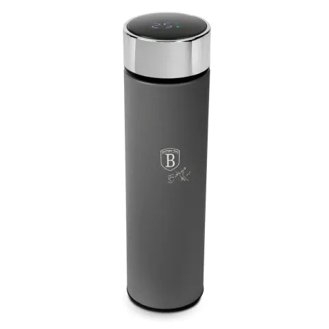 BERLINGER HAUS Anthracite Collection LED hőfok kijelzős ivópalack 05L Szürke BH/9805