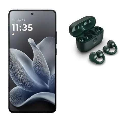 MOTOROLA Edge 70 5G 12/512GB szürke + Moto Buds Loop mélyzöld PBA50002PL + PG38C07165