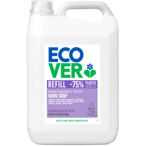 ECOVER eco hand wash liquid soap lavender-aloe vera refill 5L SCJP-4006321
