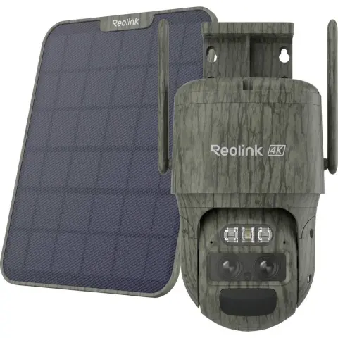 REOLINK G770 8MP 4G IP65 PTZ kültéri kamera terepszínű + szolár panel