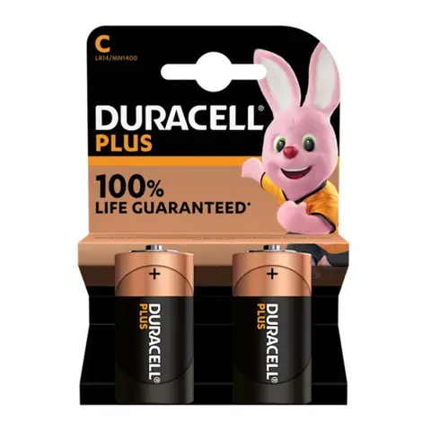 DURACELL Tartós baby elem (C) LR14 alkáli 2db MN1400