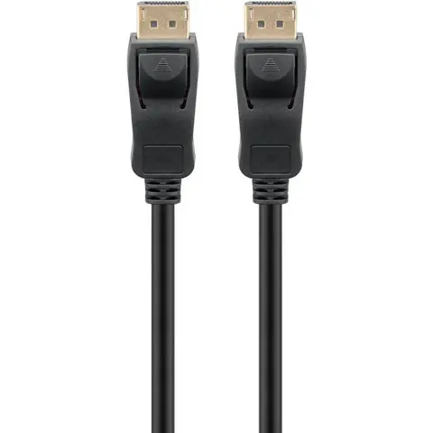 GOOBAY DisplayPort 2.1 kábel 8K/120Hz 40Gbit/s fekete 3m 74749