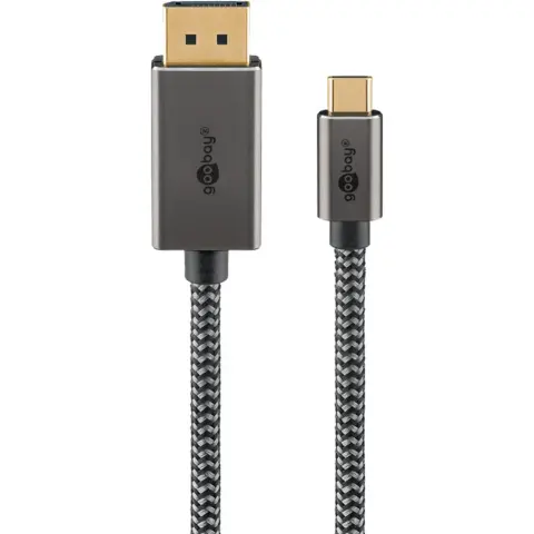 GOOBAY USB-C DisplayPort Átalakító Fekete 1m 75707
