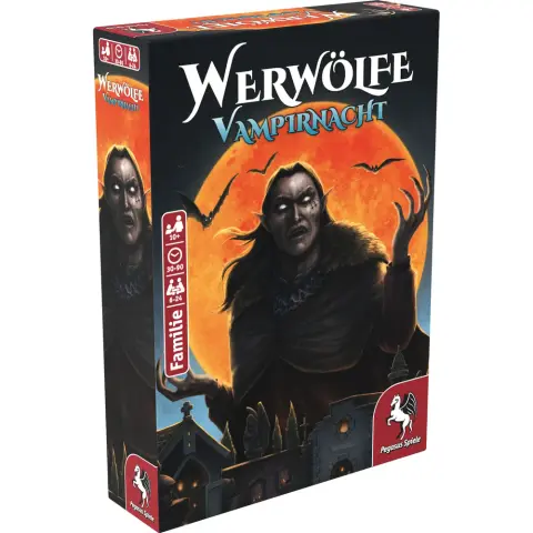 ZOCH Werwölfe Vampirnacht társasjáték NÉMET nyelvű 18276G