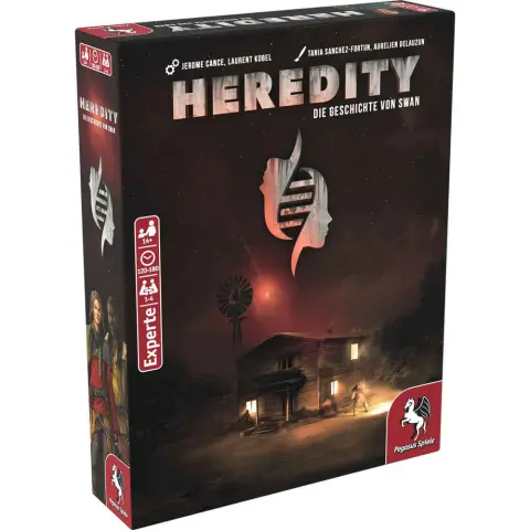 FEUER LAND GAMES Heredity - Die Geschichte von Swan társasjáték 51889G