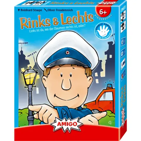 AMIGO Rinks & Lechts családi kártyajáték 2-8 játékos 6+ 03947