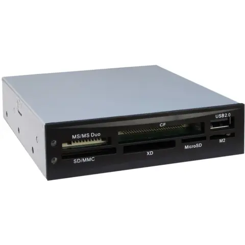 INTER-TECH Kártyaolvasó fekete 35" USB-A 3.2 belső 88884088