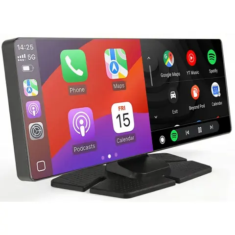 TREVI Autós multimédia monitor vezeték nélküli CarPlay Android Auto DVR MDV 1000