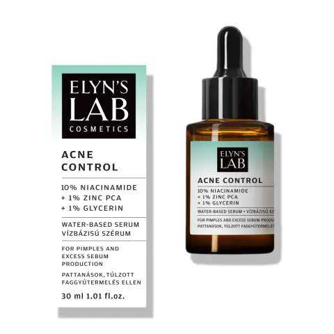 ELYNSLAB Acne control 10% niacinamid + 1% cink PCA szérum 30 ml 102758