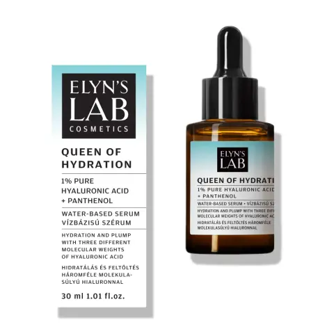 ELYNSLAB Queen of hydration 1% hialuronsav szérum panthenollal 30 ml 102768