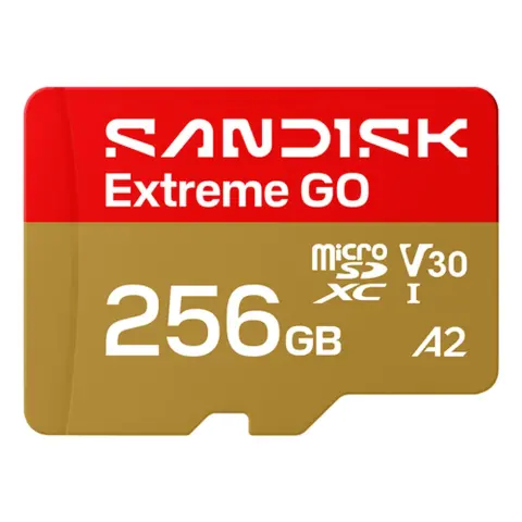 SANDISK Extreme GO 256GB MicroSDXC 240 MB/s SDSQXGN-256G-GN6MN