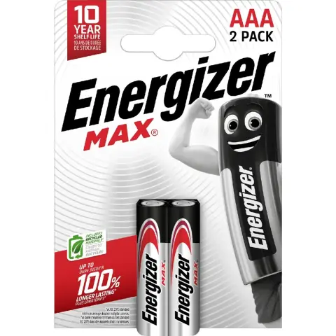 ENERGIZER Max mikro ceruza elem (AAA) 2db LR03MAX-CHP2