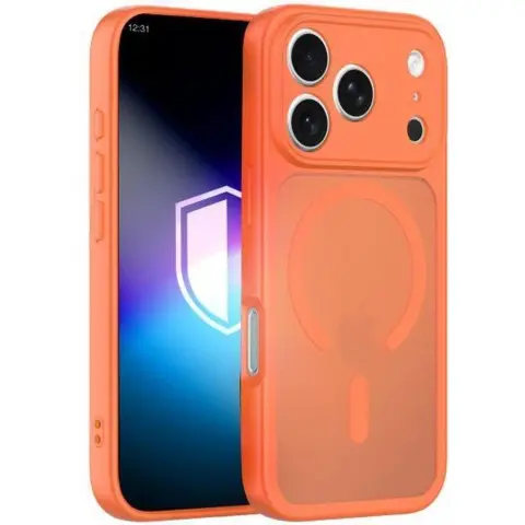 3MK Misty MagCase tok Apple iPhone 17 Pro / iPhone 18 Pro narancssárga