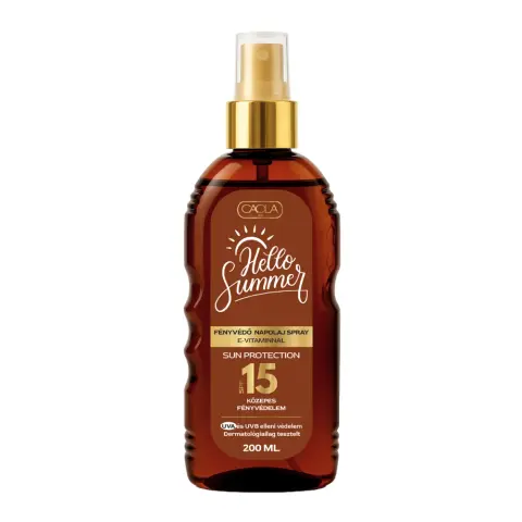 CAOLA Hello summer barnulást segítő bronzolaj SPF15 200 ml